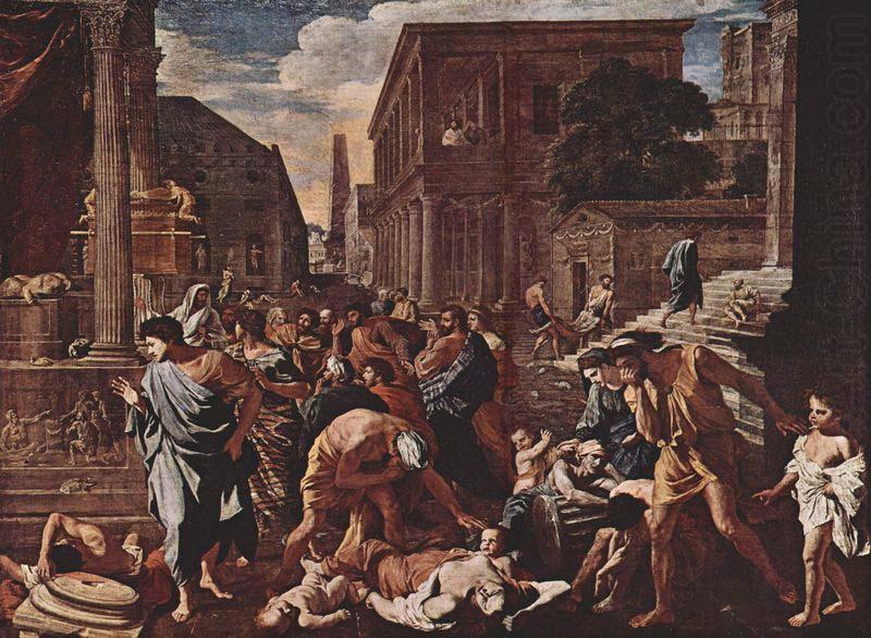 Nicolas Poussin The Plague at Ashdod, china oil painting image